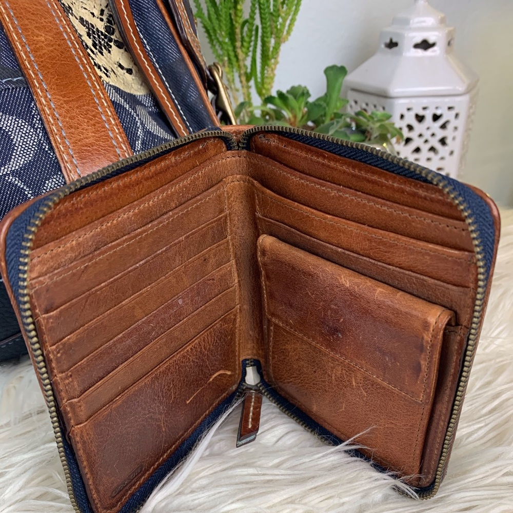 SOLD! Vtg COACH Leather Rare Patchwork handbag - Picture 7 of 8
